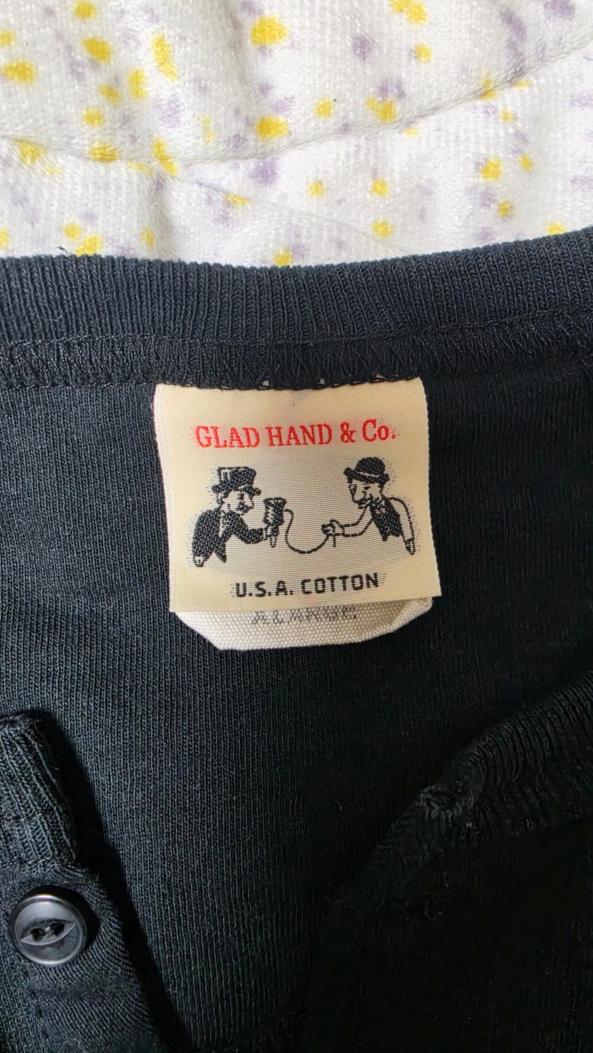 글래드핸드앤코 스탠다드 포켓 반팔 티셔츠 블랙 XL 판매 상품이미지4