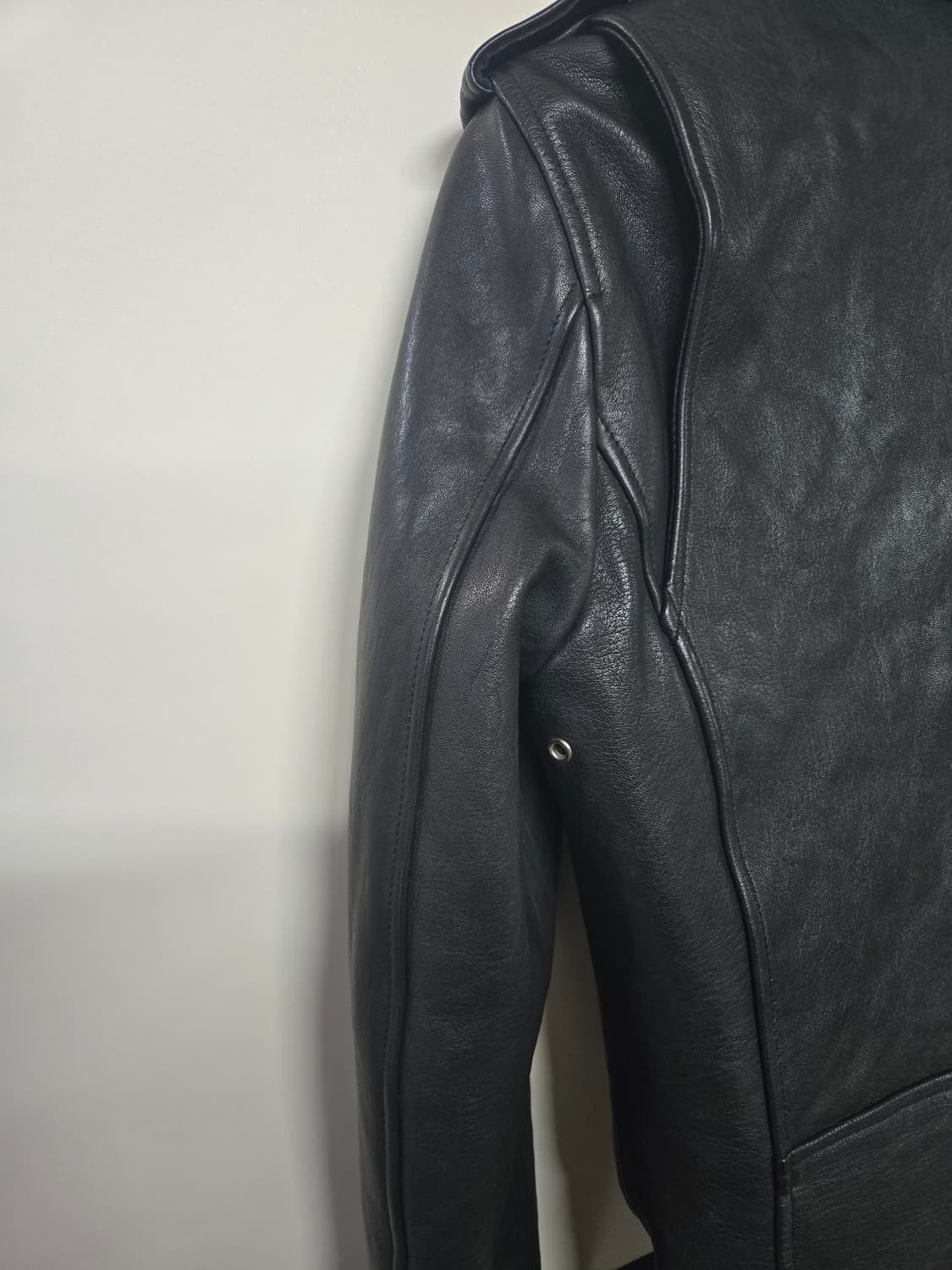 Blindreason 블랙 양가죽 라이더 자켓 XS 상품이미지5