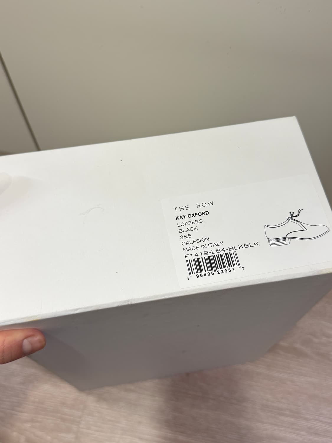 The Row 더로우 케이 옥스포드 로퍼 블랙 38.5 상품이미지6