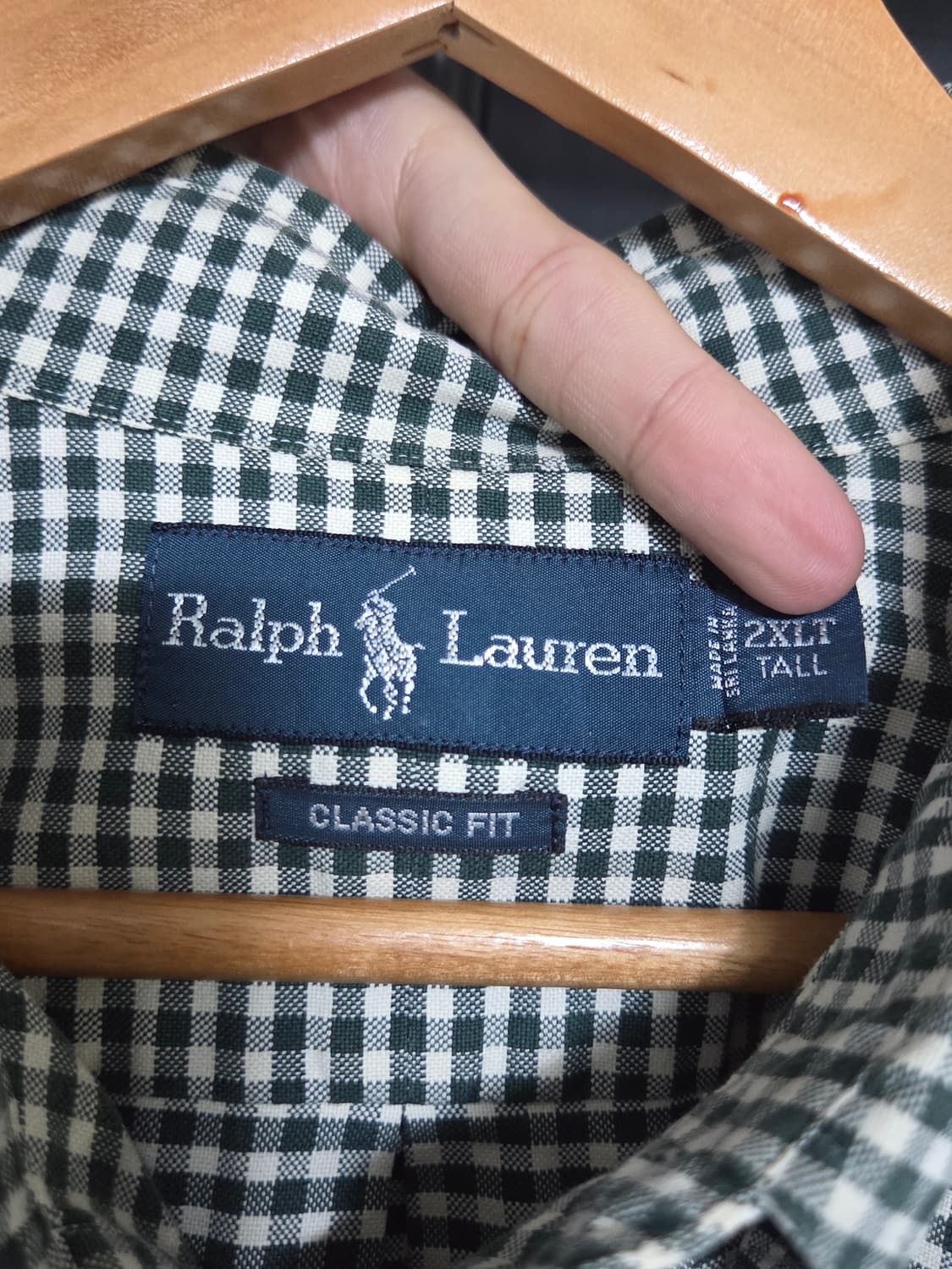 [폴로 랄프로렌] 클래식 핏 깅엄 체크 버튼다운 셔츠 | 00160 상품이미지3