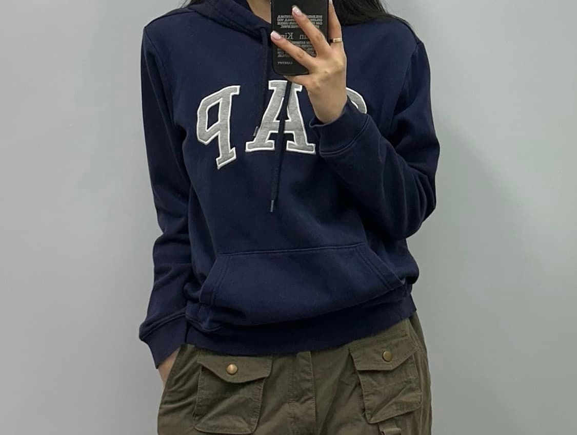 갭 후드티 네이비 상품이미지1