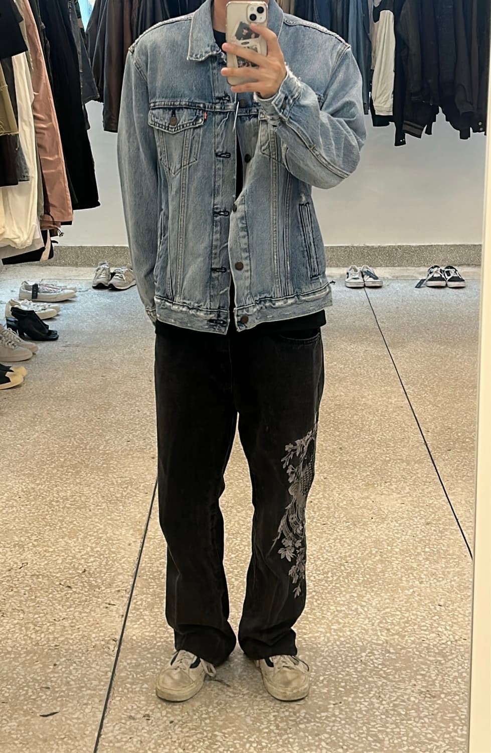 리바이스 데미지 데님자켓 L사이즈 상품이미지5