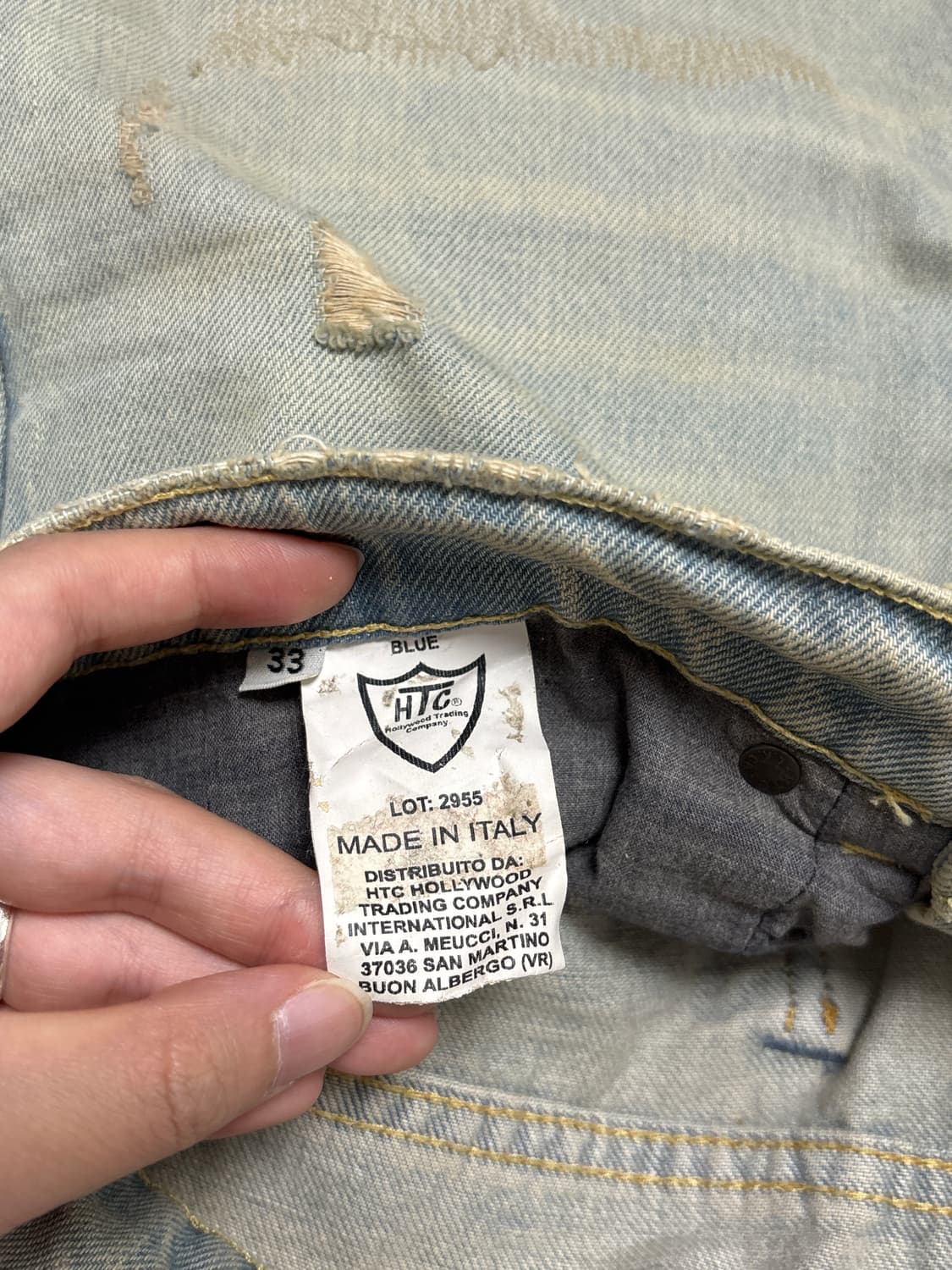 HOLLYWOOD TRADING COMPANY 빈티지 워싱 청바지 33 상품이미지6