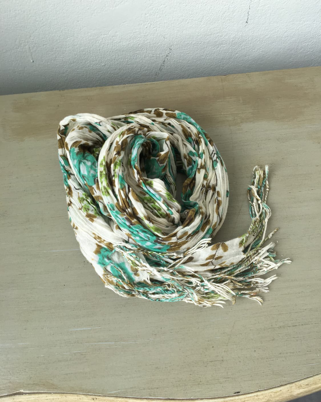  flower pattern scarf 상품이미지1