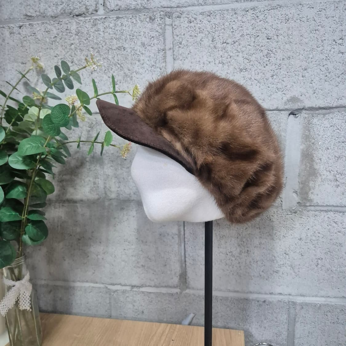 천연밍크 모자 상품이미지3