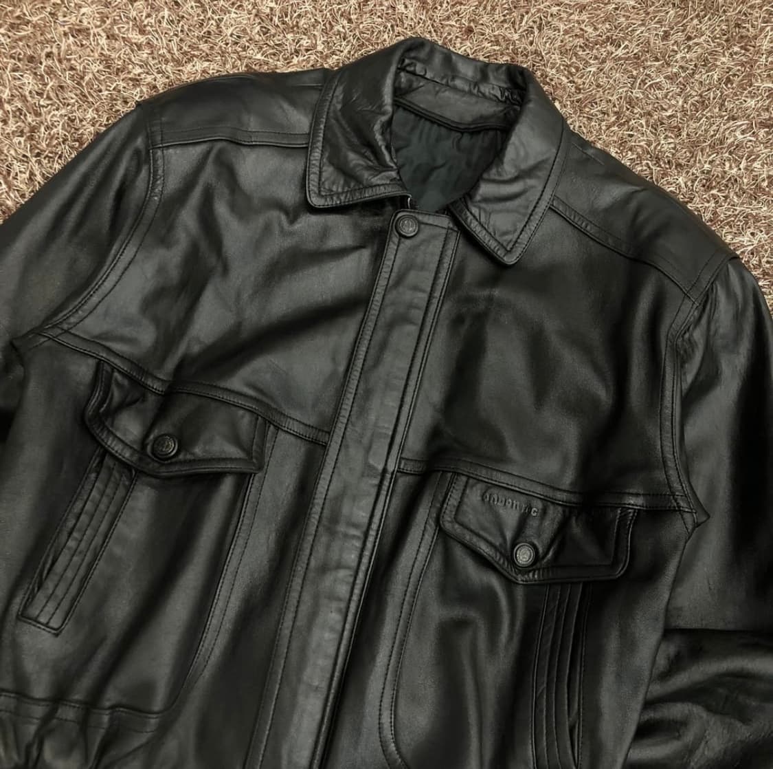 런던포그 레더 가죽 자켓 상품이미지2