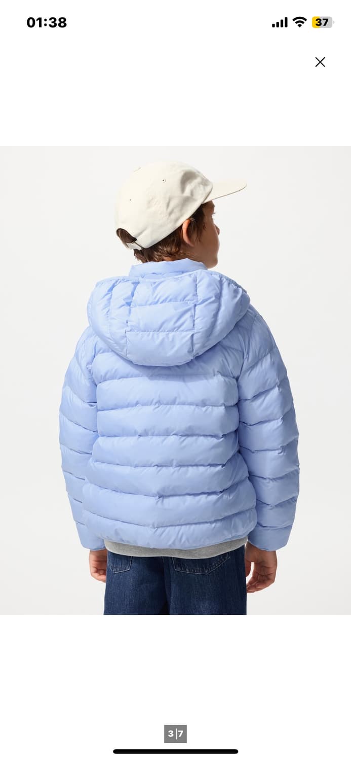 유니클로 키즈 경량패딩 판매합니다. 상품이미지2