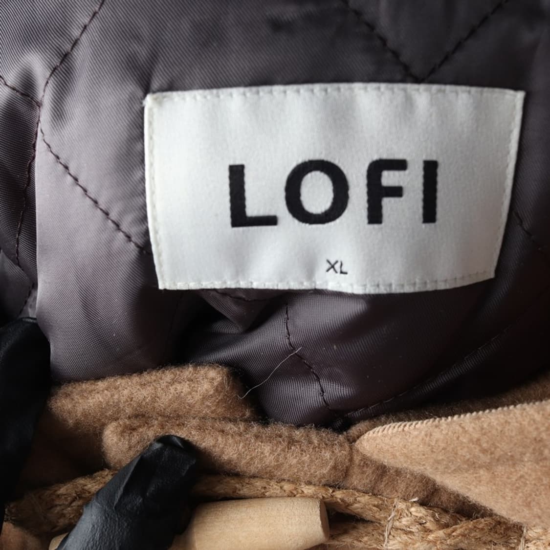 LOFI 더플 울 떡볶이 코트 XL 상품이미지6