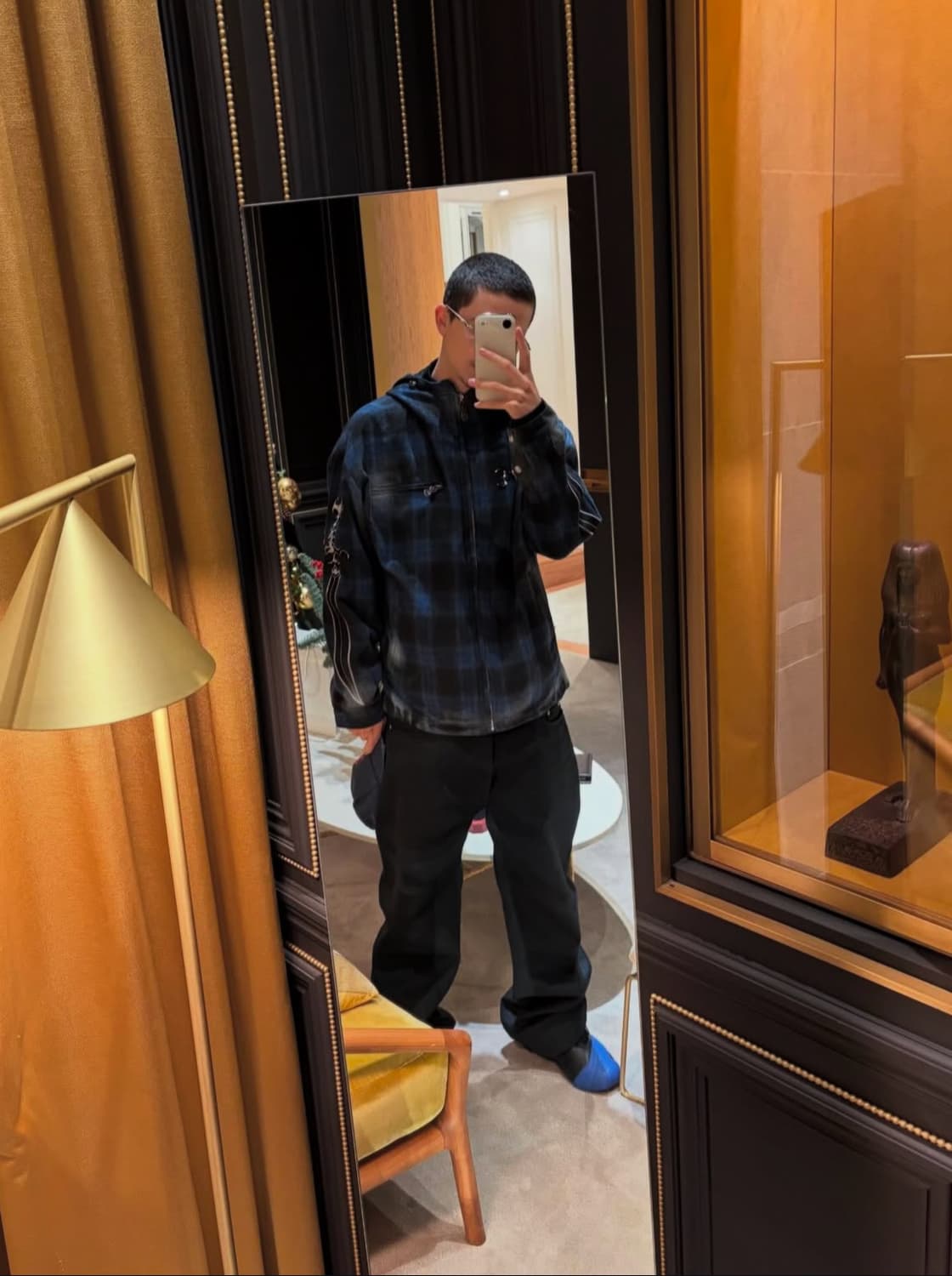 Thug Club Arab Sword Flannel Shirt 커스텀 상품이미지3