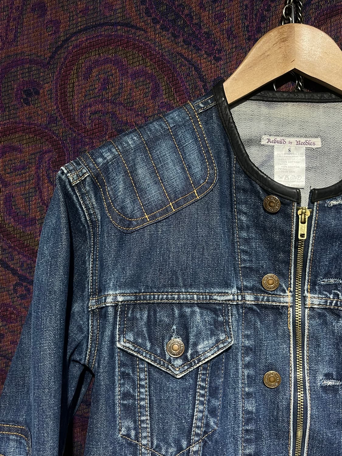 Rebuild by Needles 모토크로스 데님자켓  상품이미지10