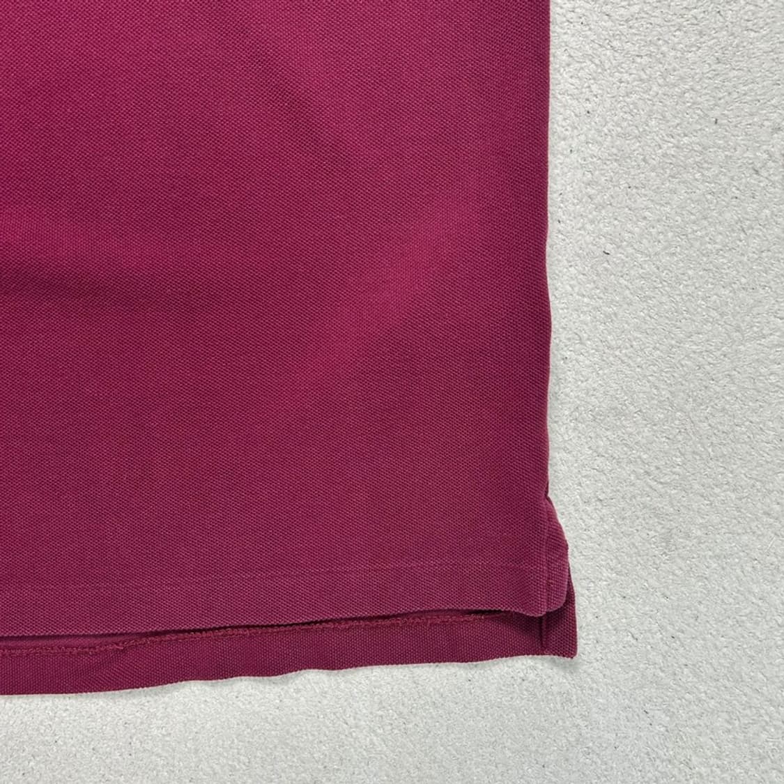 RALPH LAUREN 베어 반팔 카라티 버건디 L 상품이미지4