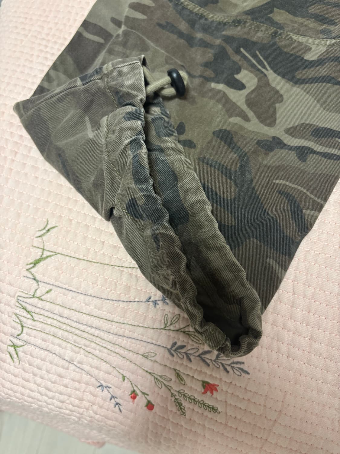 와이이이엘 카모 포켓 카고 바지 상품이미지3