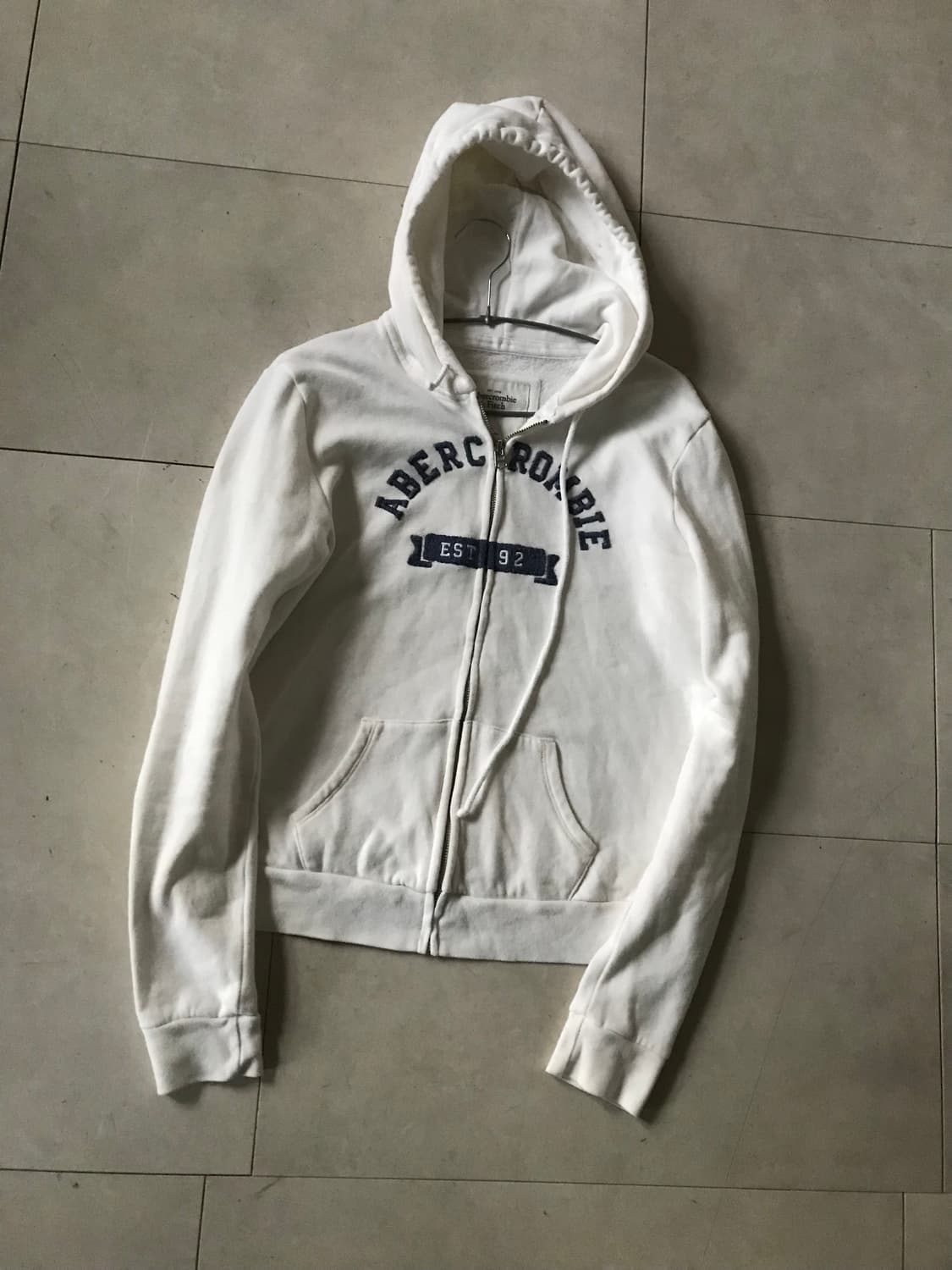 아베크롬비 화이트 후드집업 상품이미지8
