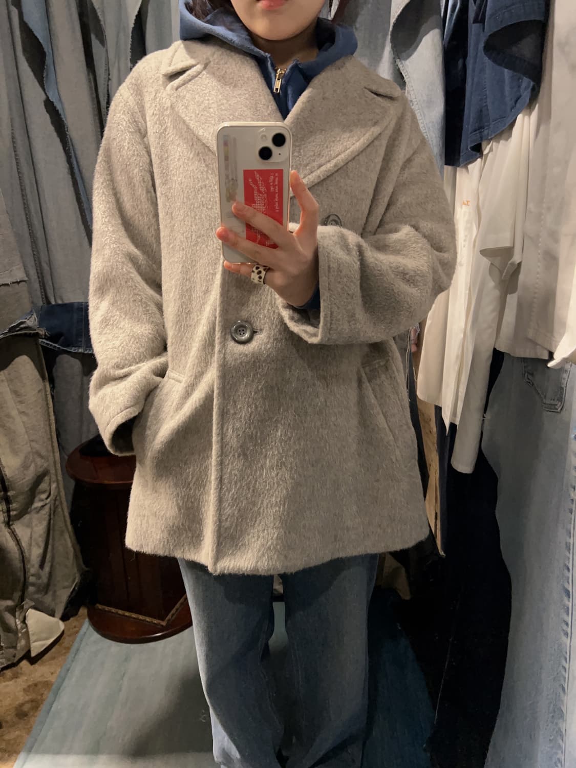 44-66 ) JPN Double Breasted Jacket 상품이미지3