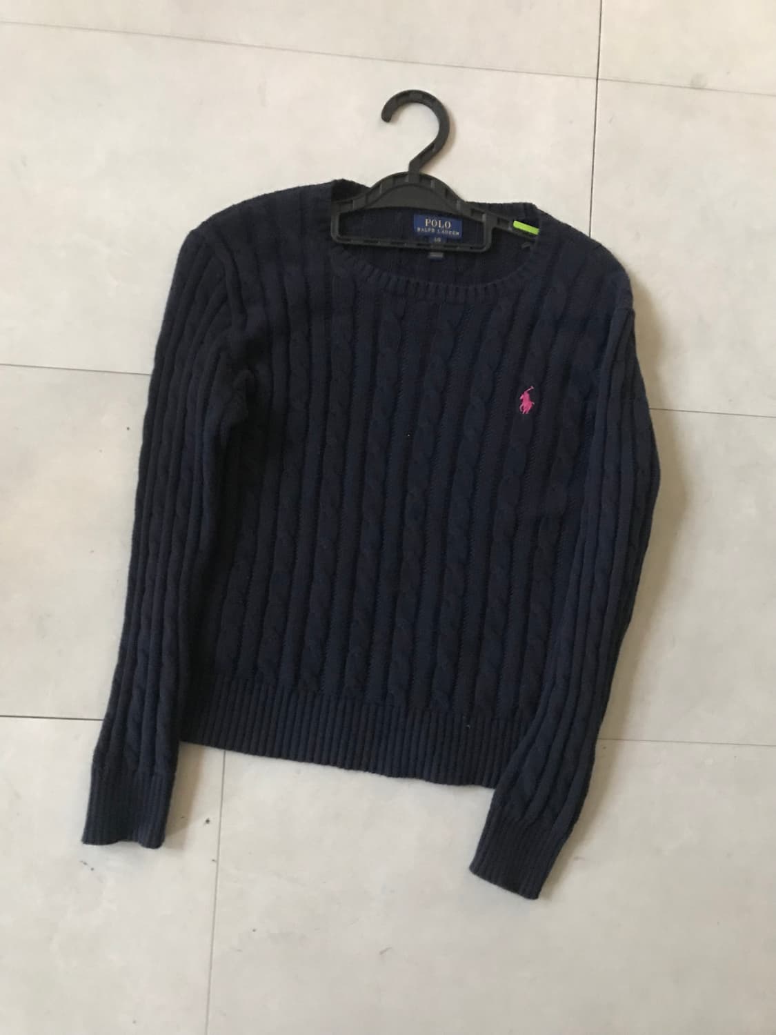 폴로 네이비 케이블 니트 상품이미지8