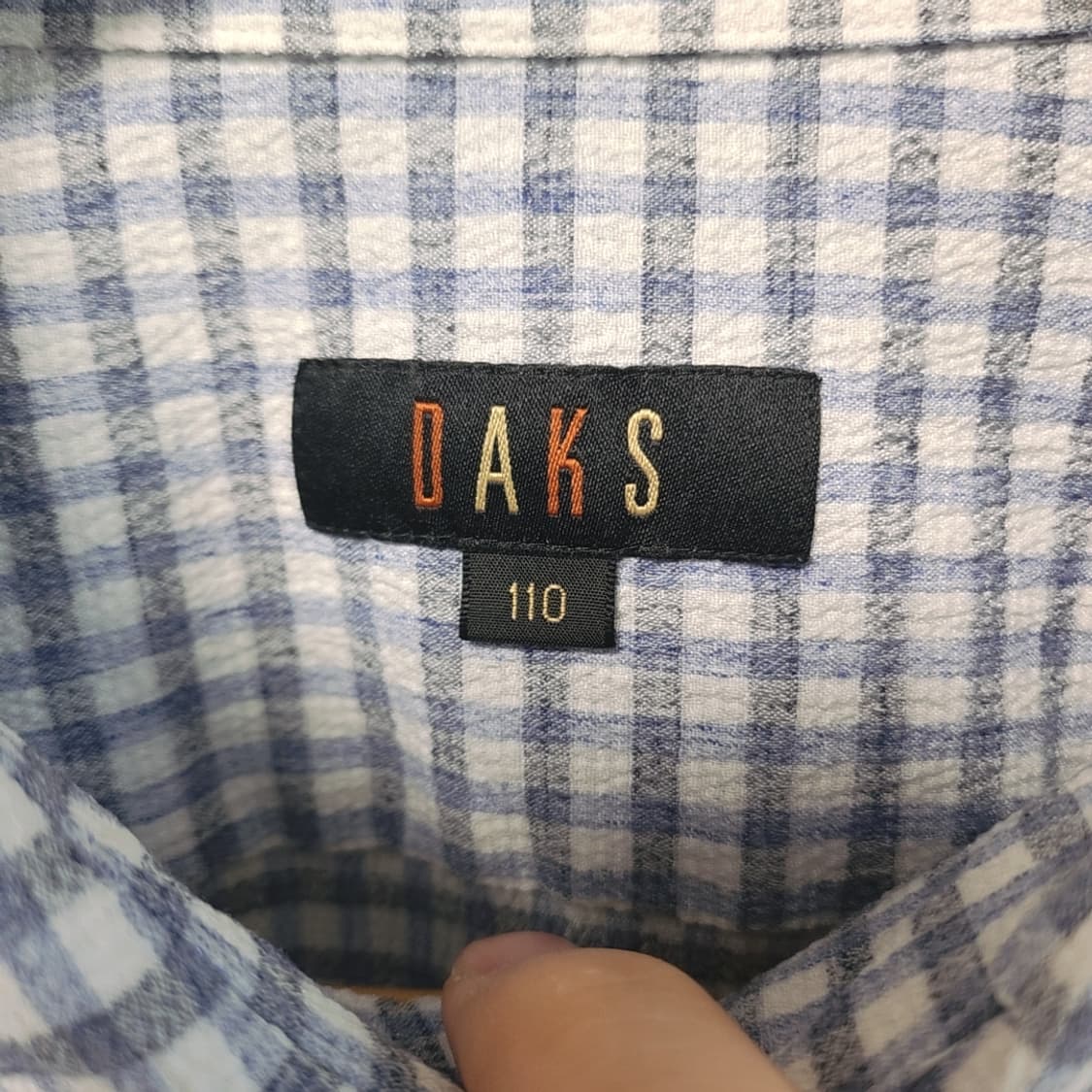 [110] 닥스 린넨 체크 셔츠 상품이미지3