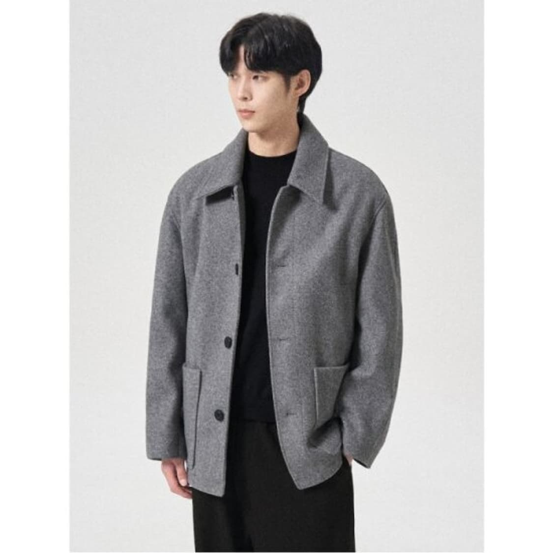 에잇세컨즈 하프코트 그레이(L) 상품이미지2