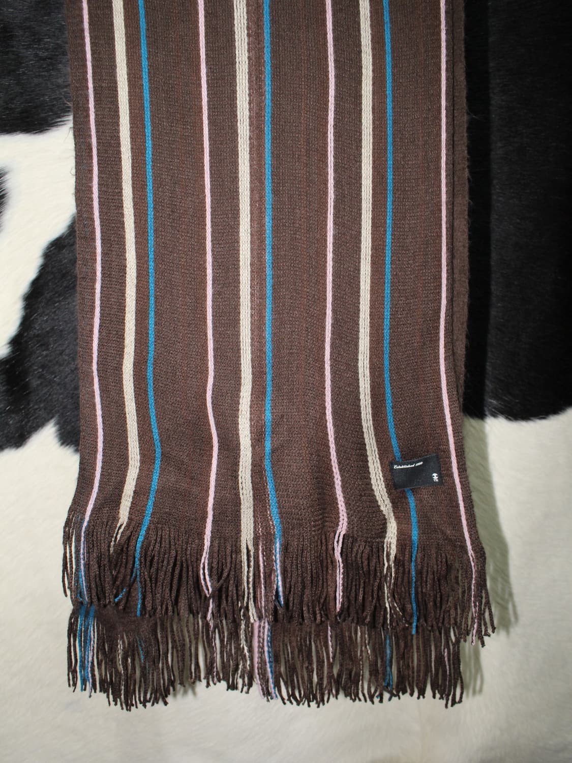 타케오키쿠치 스트라이프 머플러 상품이미지4