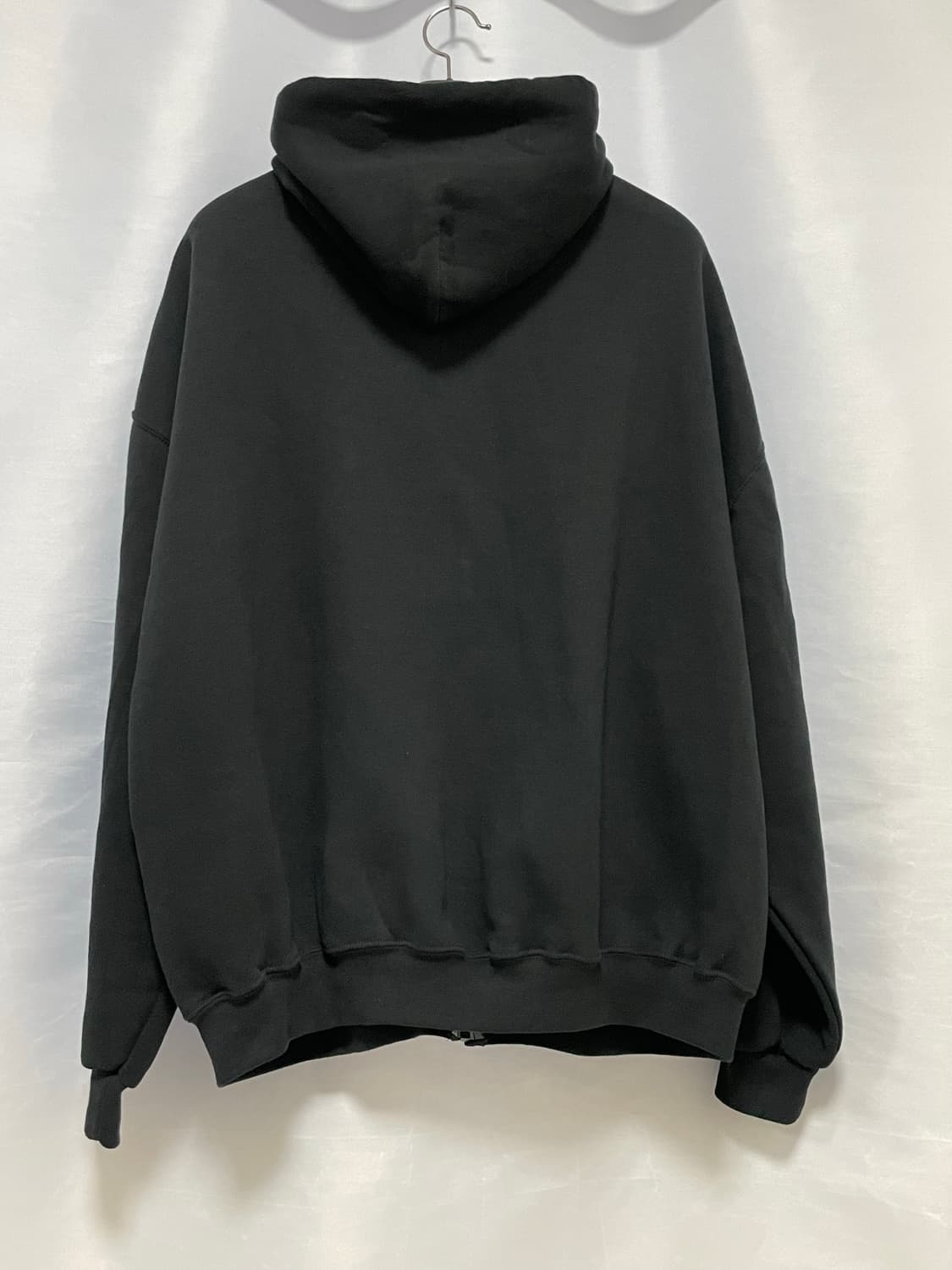 (XXL) 90s 러셀 애슬래틱 50/50 후드 집업 블랙 상품이미지4
