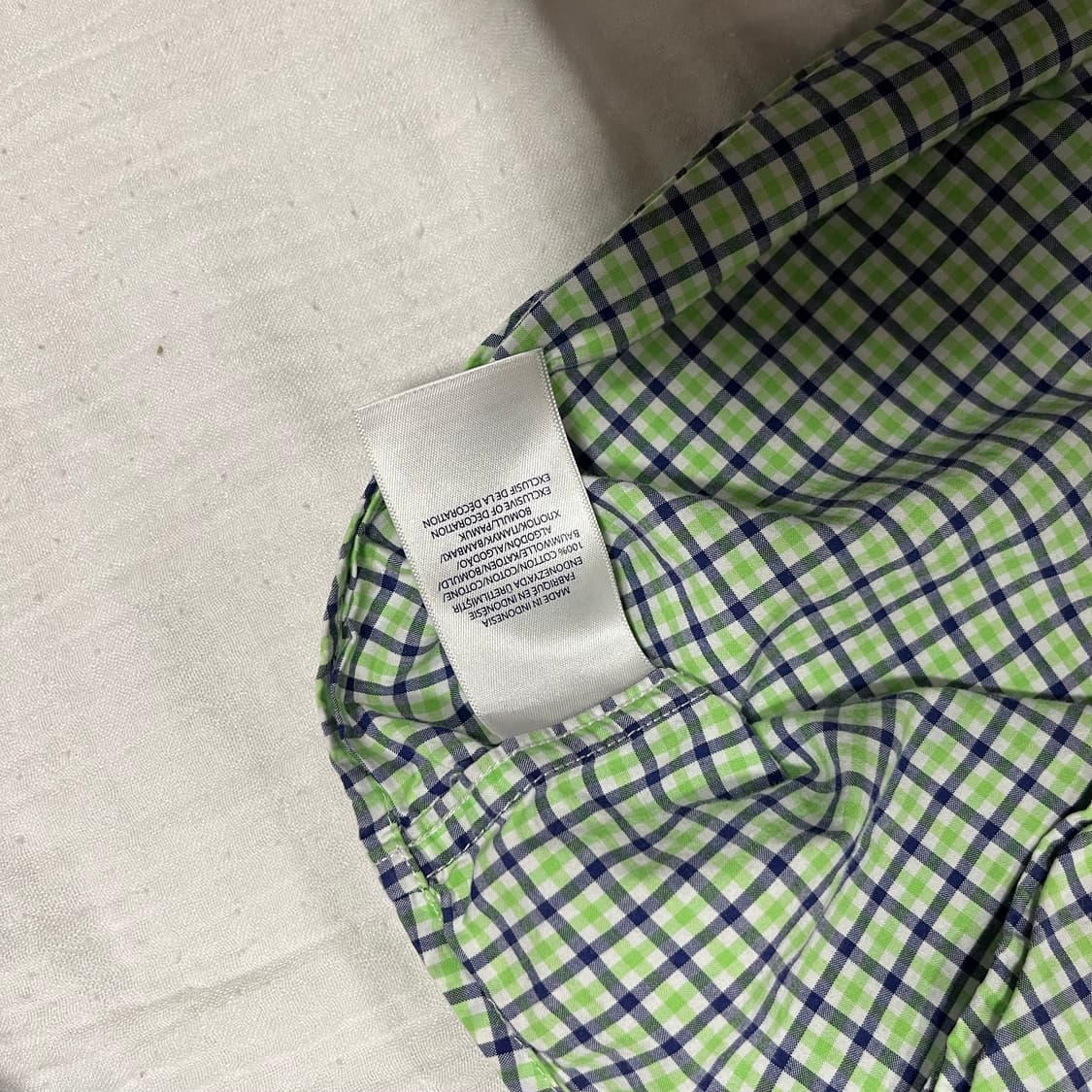 폴로 Ralph Lauren 키즈 클래식 체크 셔츠 (M 10-12) 상품이미지4