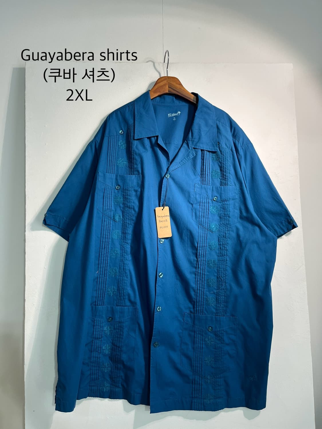 Guayabera shirts (쿠바 셔츠) 2XL 상품이미지1