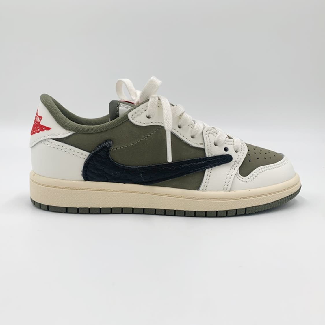 에어 조던 1 로우 OG SP 트래비스스캇 미디엄 올리브 PS NO.99 상품이미지8