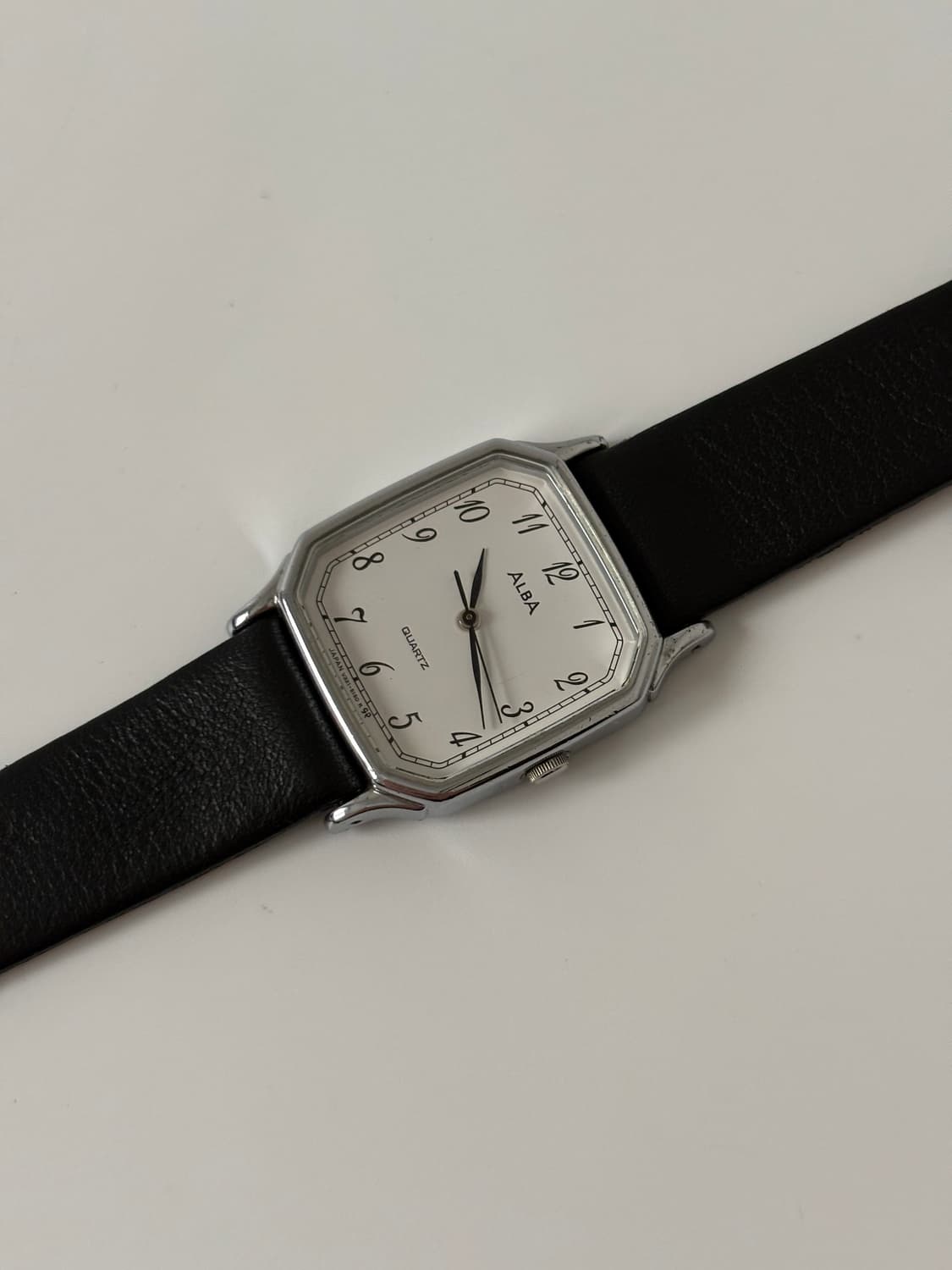 ALBA - 1990s Silver Square Ladies Quartz 상품이미지1