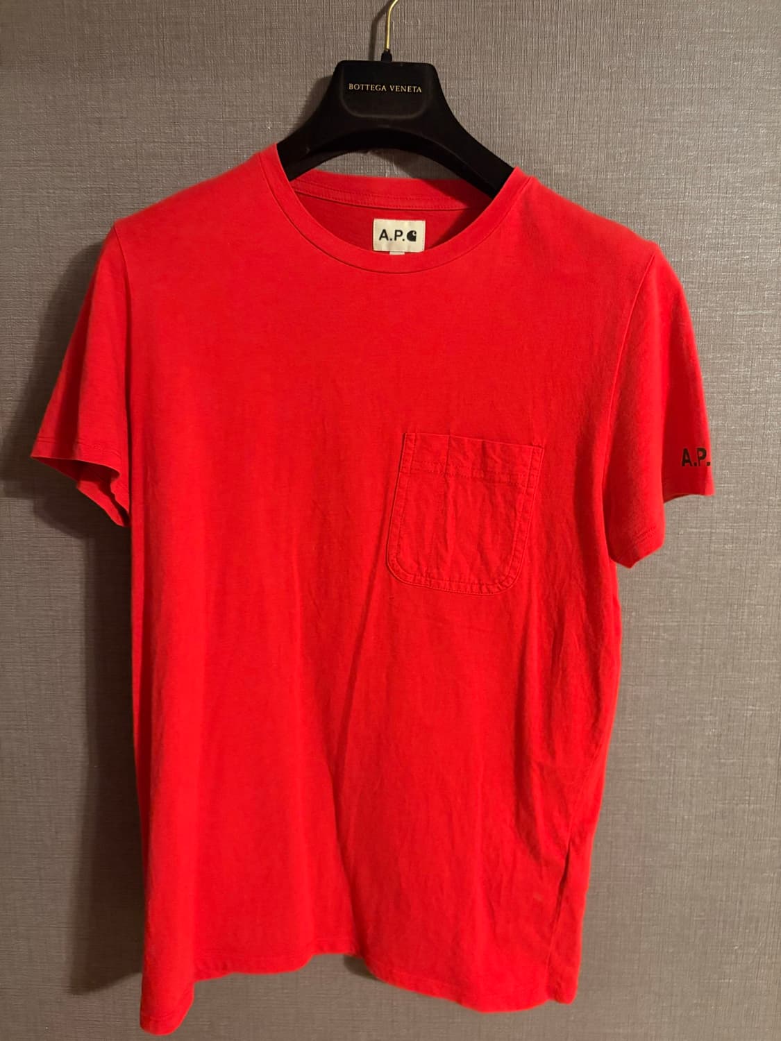 A.P.C. x Carhartt Work T-Shirt Red S 상품이미지1