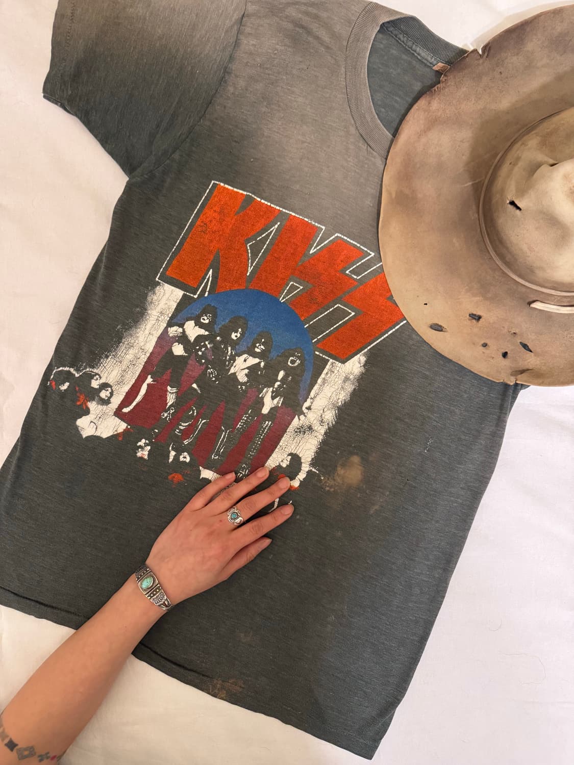 70‘~80‘s kiss vintage t-shirt /키스 상품이미지1