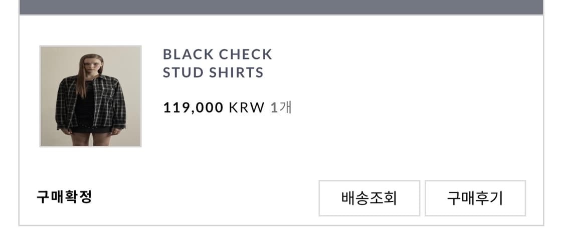 일리오 블랙 체크셔츠 상품이미지1