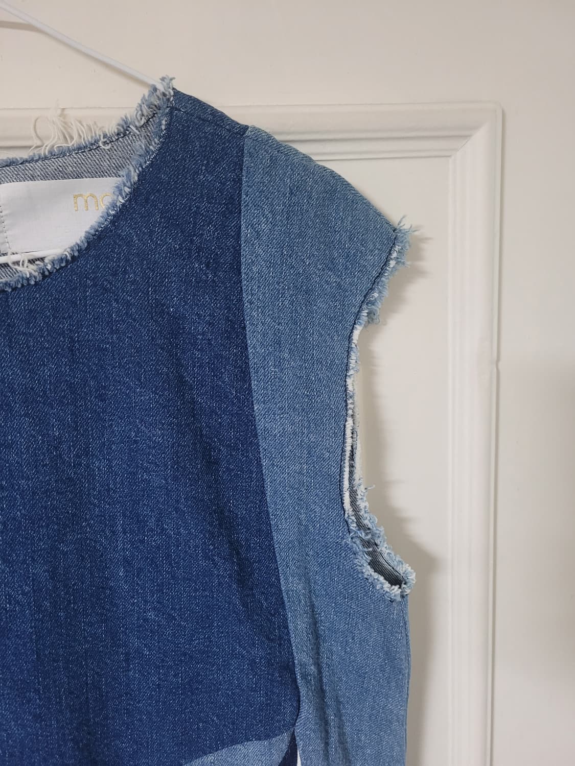 마쥬 패치워크 데님 원피스 상품이미지5