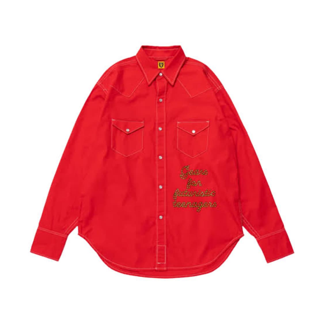 휴먼메이드 웨스턴 셔츠 레드 상품이미지5