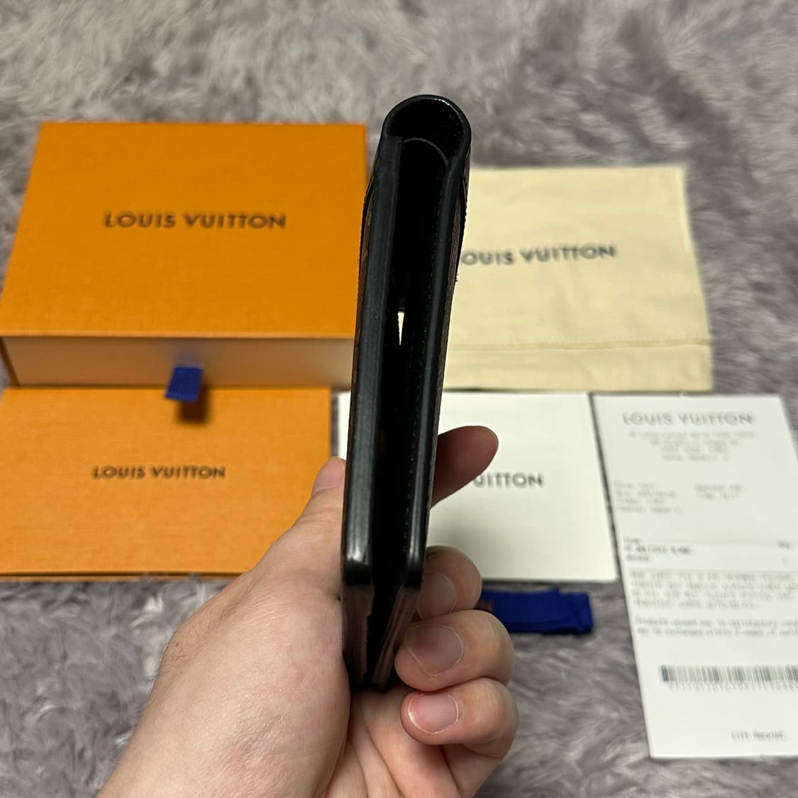 [풀구성] 루이비통 모노그램 마카사르 멀티플 월릿 반지갑 상품이미지5