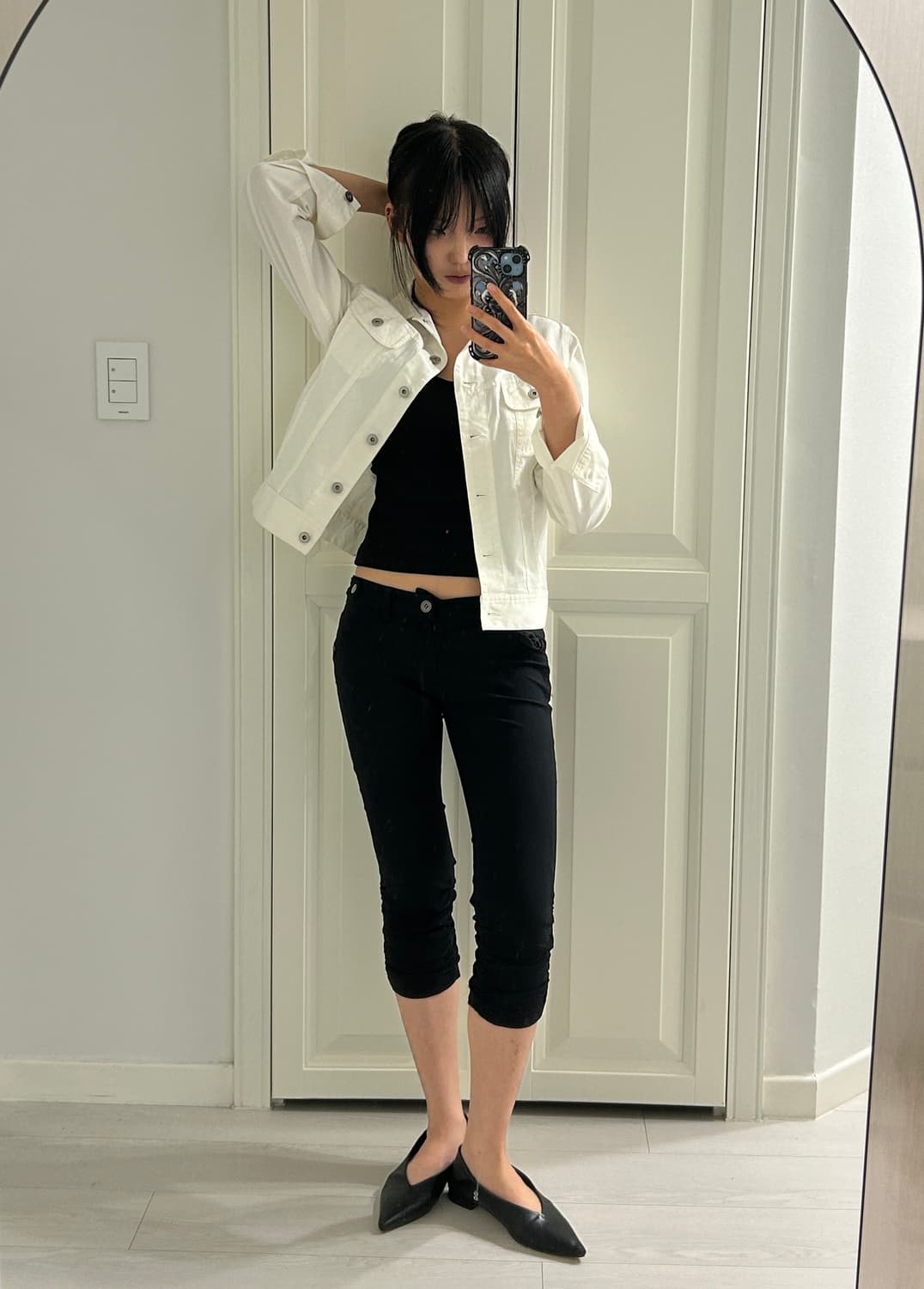 Shirring Detail Capri Pants / 빈티지 카프리  상품이미지1