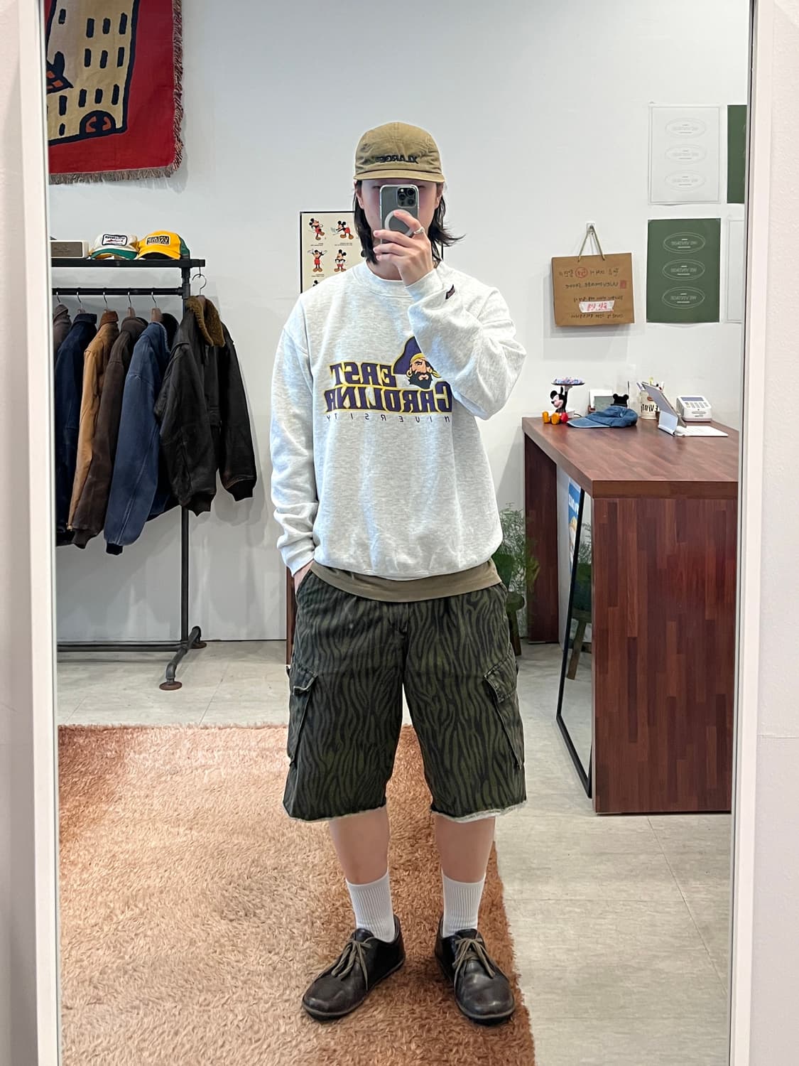 90s Jansport 잔스포츠 EAST CAROLINA 대학 스웻셔츠 상품이미지2