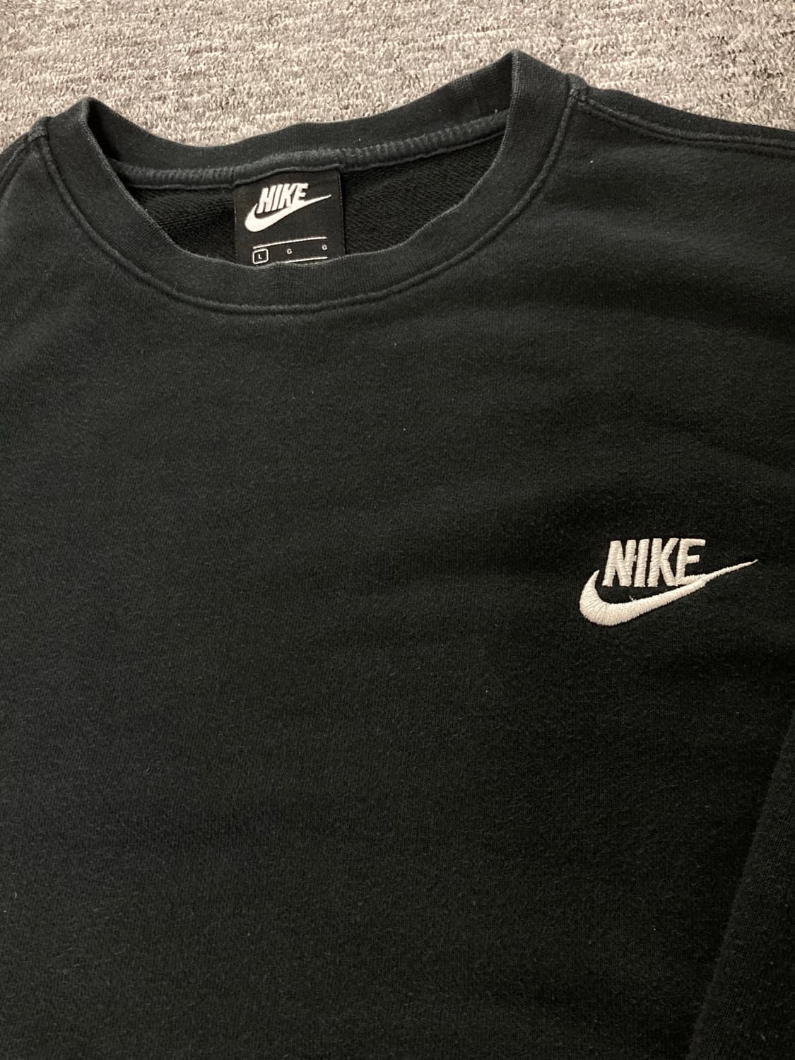 나이키 블랙 맨투맨 L 상품이미지2