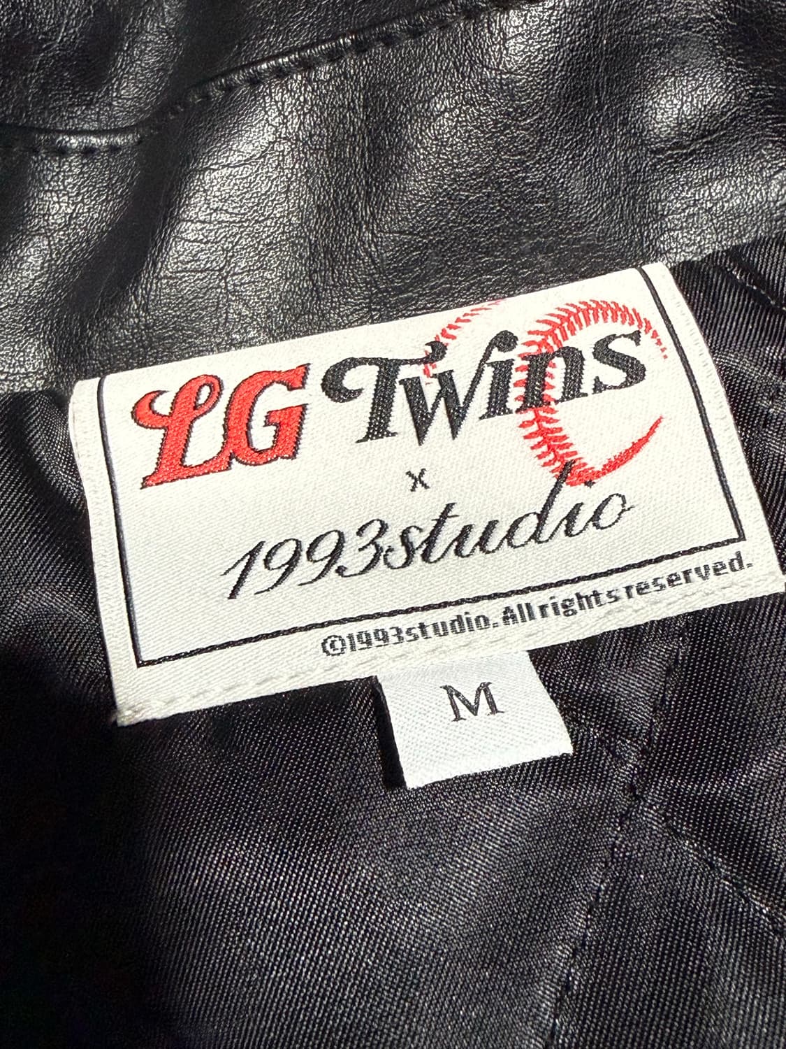 1993Studio X LG Twins  엘지 트윈스 바시티 자켓 상품이미지3