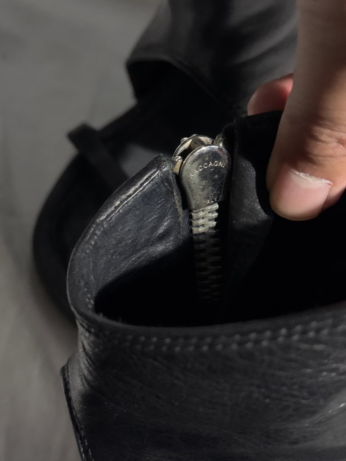 릭오웬스 웨지힐 레더 샌들 상품이미지3