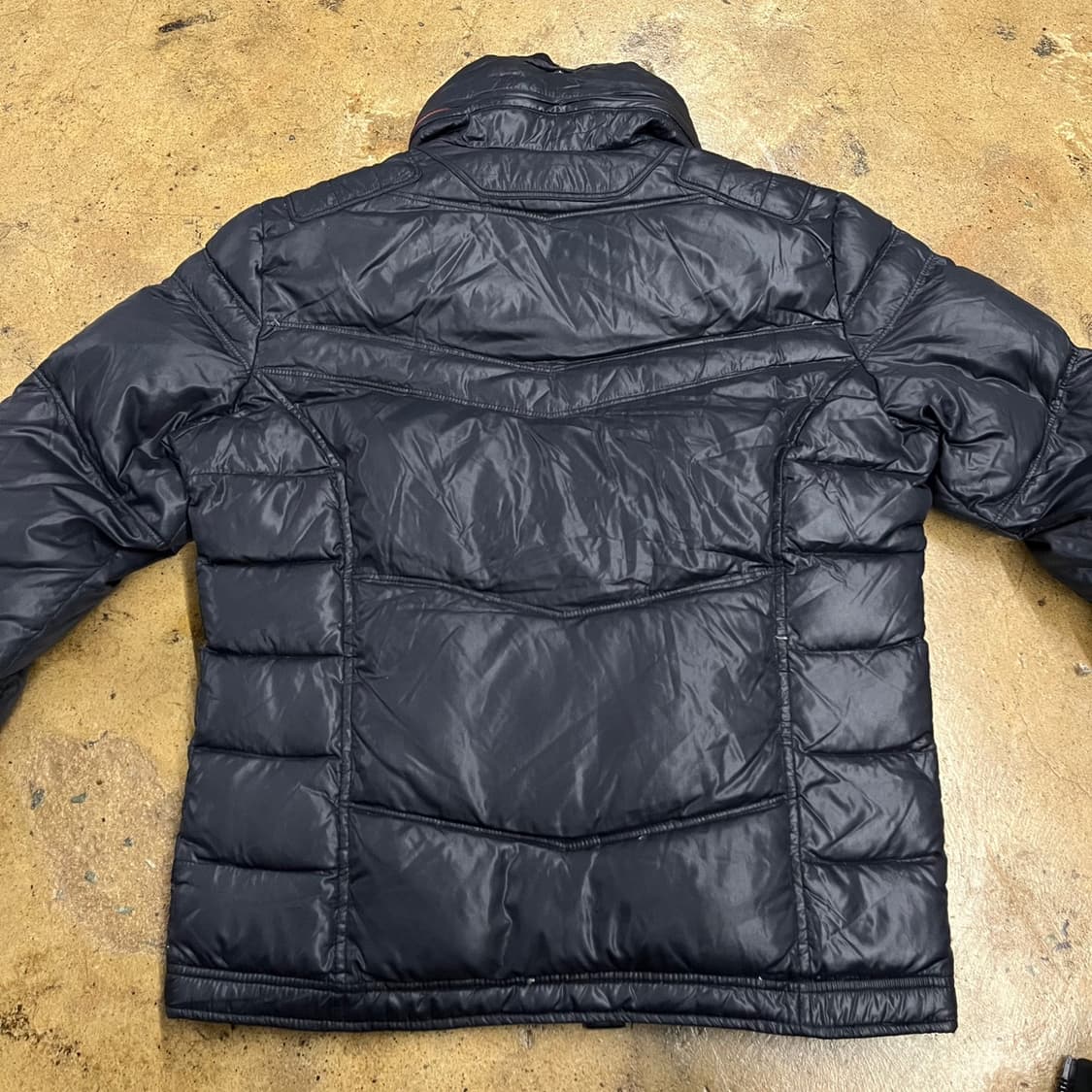 [정품/L] 디젤 블랙 패딩 점퍼 b14 상품이미지4