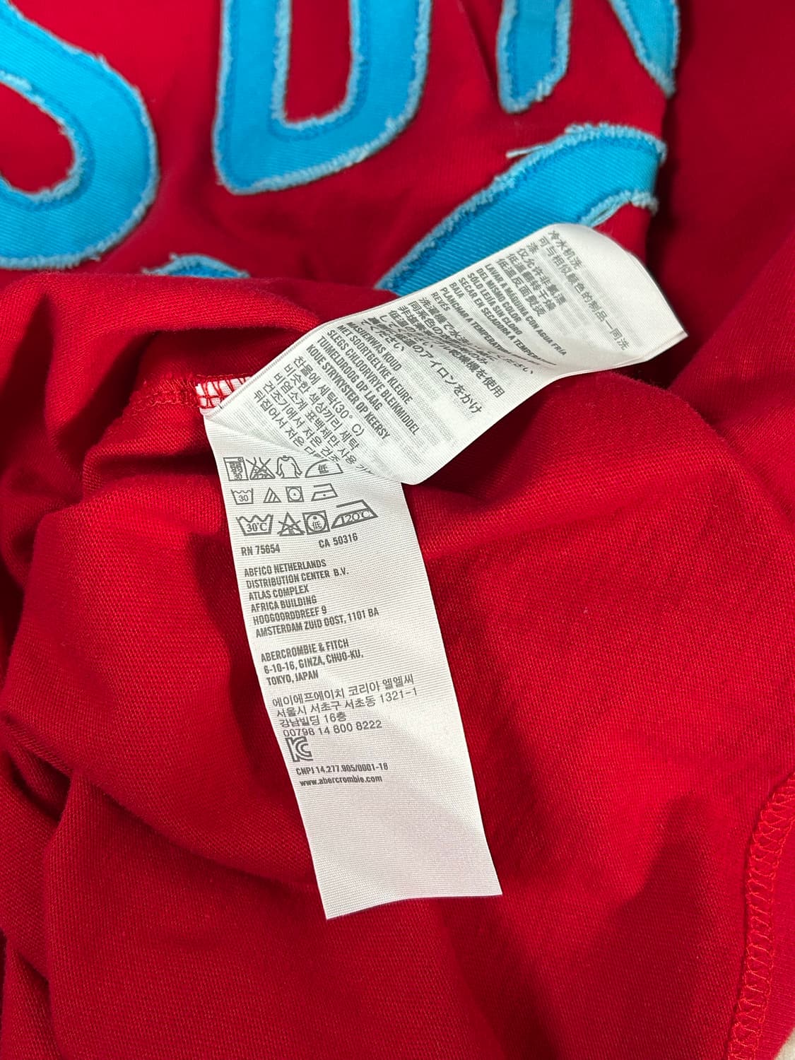 홀리스터 청 패치 롱슬리브 상품이미지3