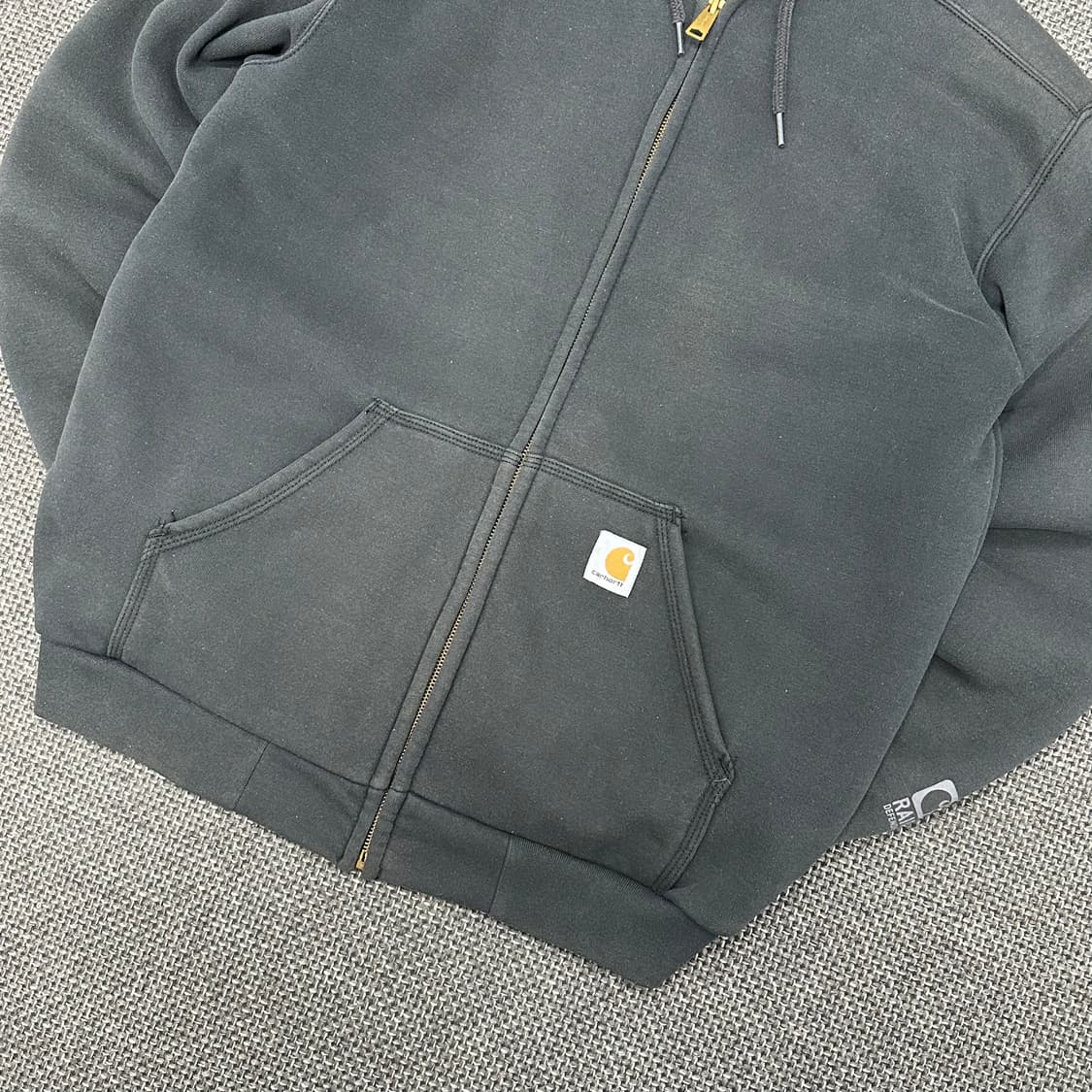 칼하트 빈티지 레인디펜더 후드집업 S(L크기) 상품이미지5