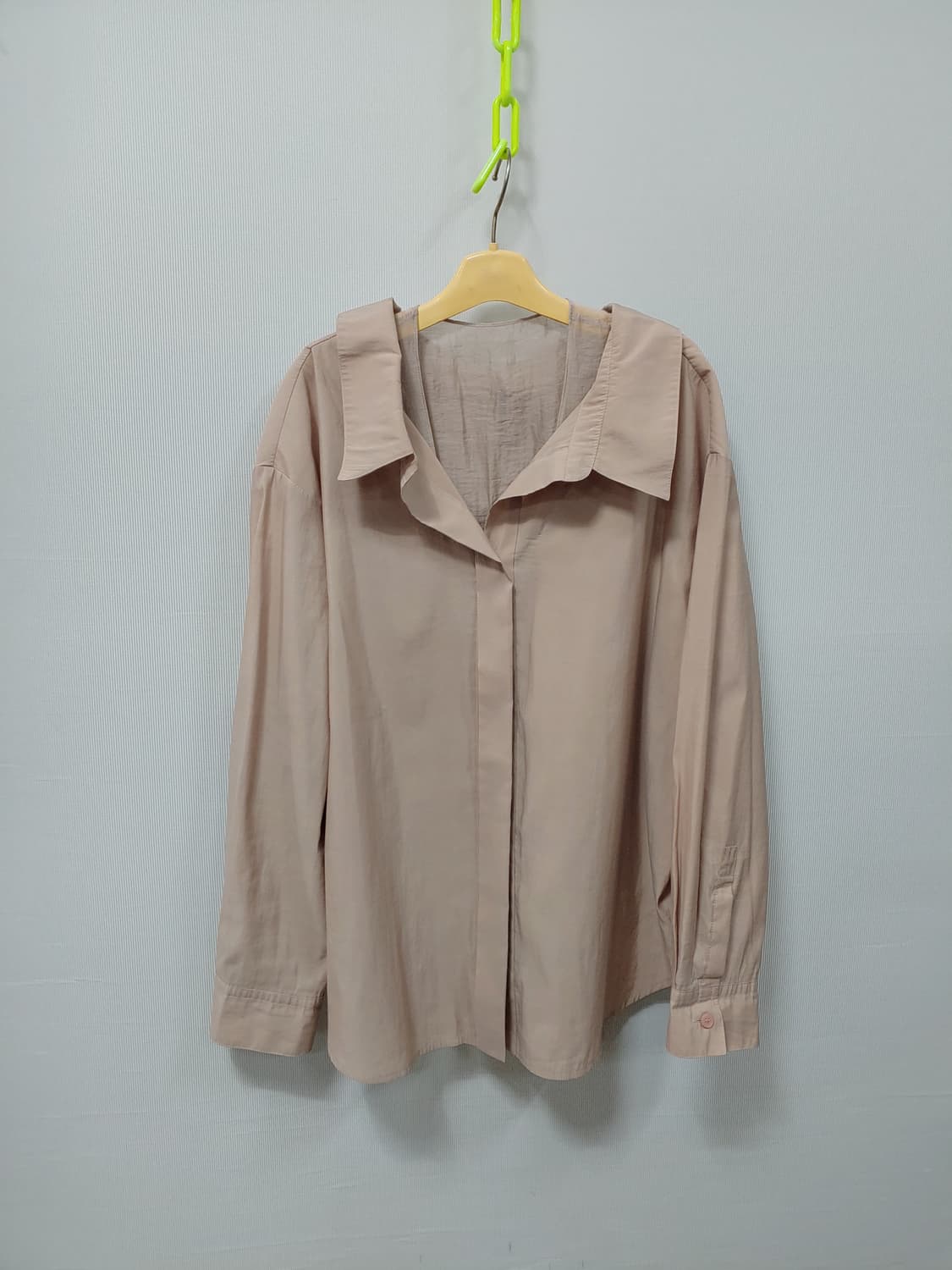 시스템 루즈핏 블라우스 셔츠 여성 82-94-160 상품이미지1