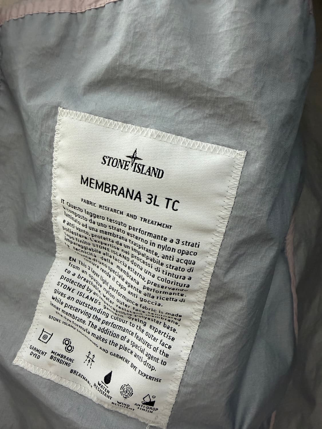 스톤아일랜드 멤브라나 바람막이 M 상품이미지6