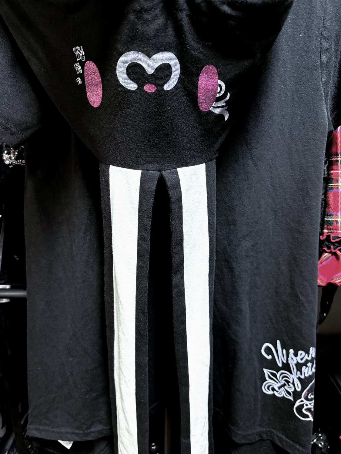 고스트오브할렘X범용토끼 반팔 후드티  상품이미지2