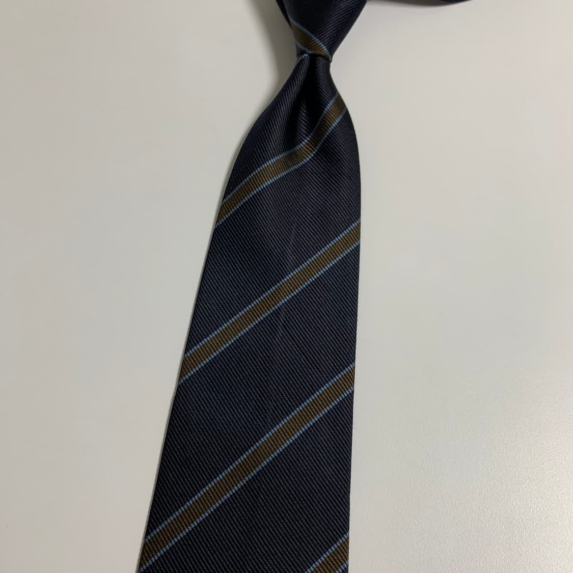 버버리(BURBERRY) 정장 스트라이프 넥타이 명품 A+등급 7.8cm 상품이미지9