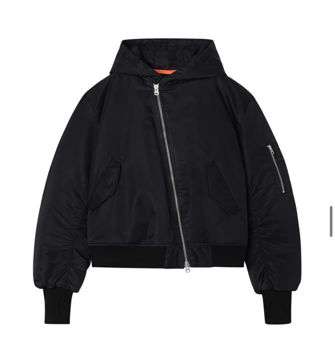 뎁스 후디 ma-1 블랙 상품이미지5