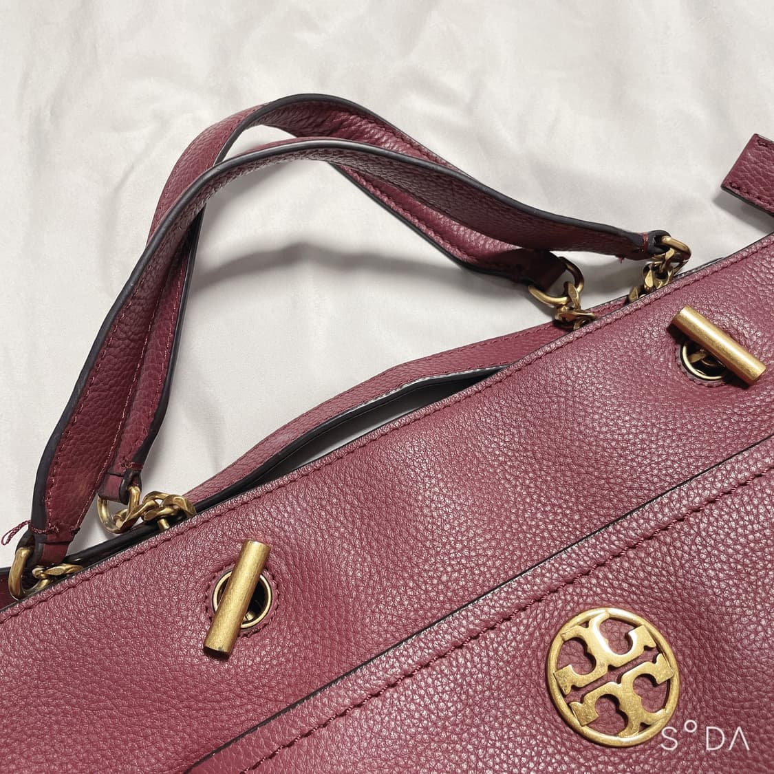 토리버치 숄더 크로스백 버건디 상품이미지7