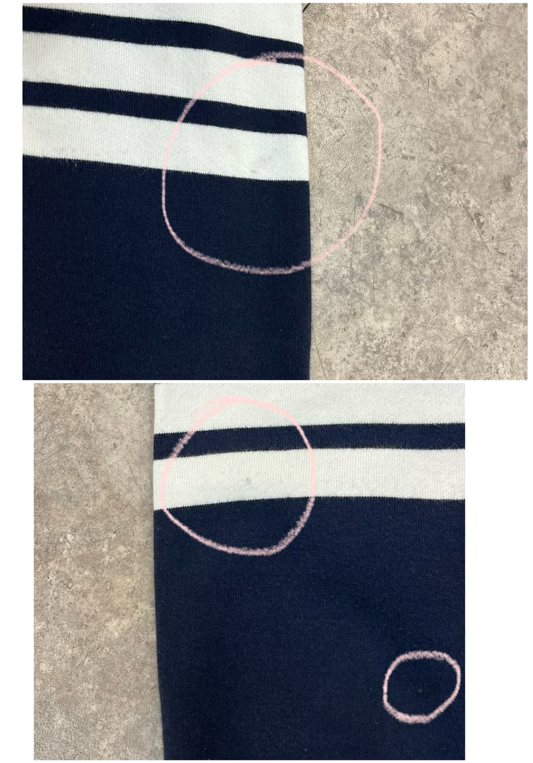 톰브라운 루프백 4-바 맨투맨 네이비 2 #csz3935 상품이미지10