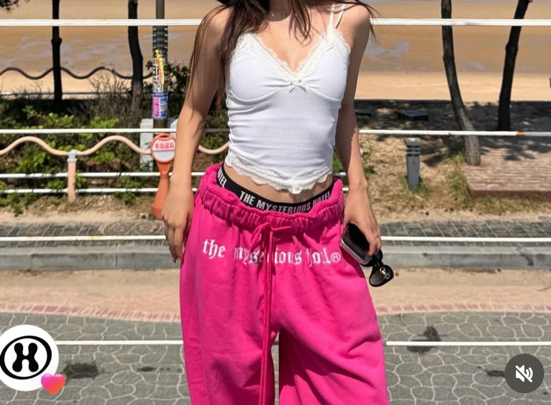 더미스테리어스호텔 롱스트랩 오버팬츠 상품이미지3