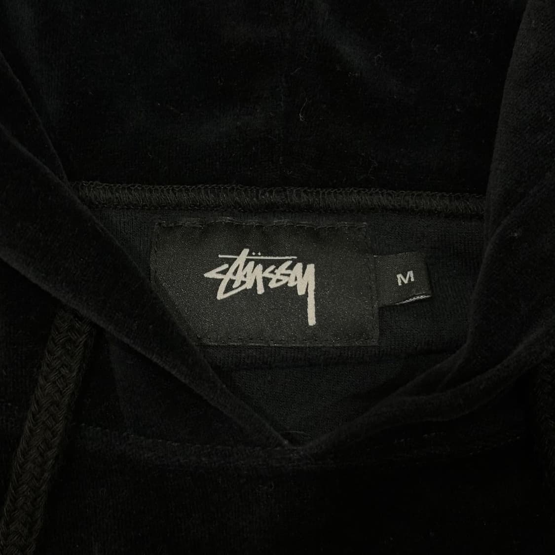 STUSSY velour crop fit hoodie 상품이미지7